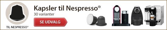 Kapsler til Nespresso® Navigation til nespresso kapsler