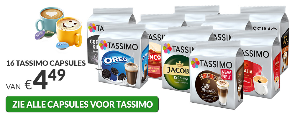 Zogenaamd heet Spotlijster Tassimo® - De complete gids voor machines en capsules